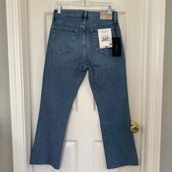 Rag & Bone The Peyton Mid-Rise Ankle Bootcut Jeans Size 28 In Benson NWT - Picture 4 of 13